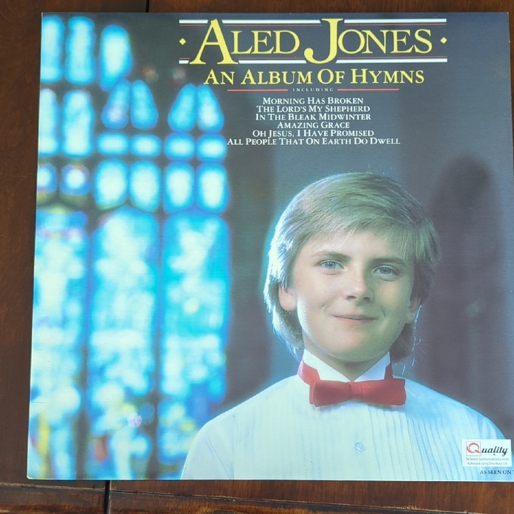 Aled Jones: An Album Of Hymns, LP Record